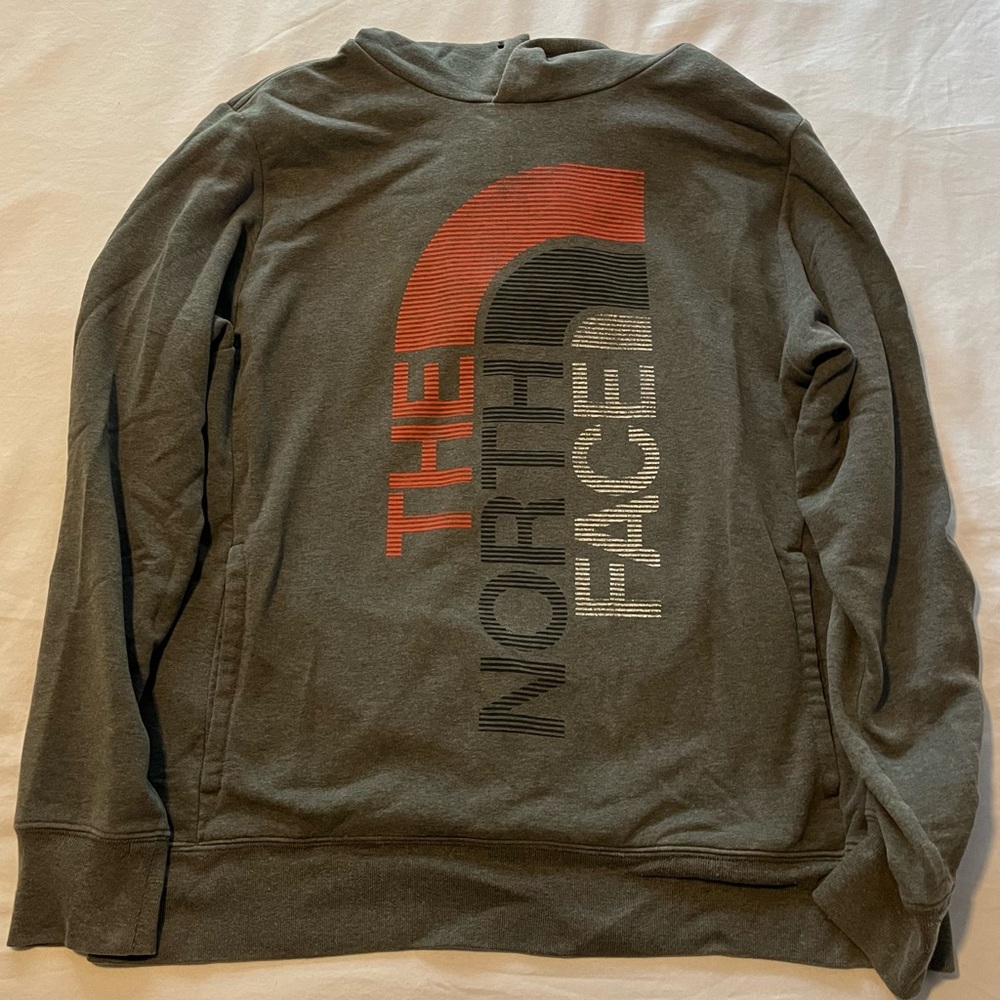 Grey North Face Hoodie